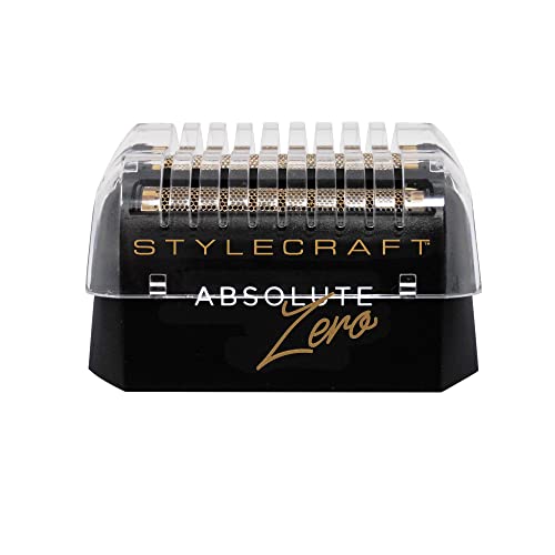 StyleCraft Absolute Zero Foil Shaver ? Close, Smooth Shave with Retractable Precision Trimmer, USB-C, Cord/Cordless, Lightweight & Travel-Friendly, Replacements