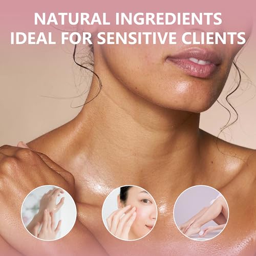 Hard Wax, 1lb Wax Blocks for Hair Removal Sensitive Skin with Rose Formula, Perfect for Full Body, Facial, Brazilian Bikini, and Legs at Home Wax Refill for Women Men