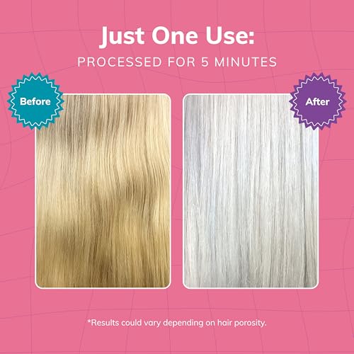 Fanola No Yellow Purple Shampoo - Purple Color Depositing Shampoo for Blondes, Bleached & Grey Hair - Formulated with Violet Pigment to Remove Brassy Tones from Hair (11.83 Fl oz)