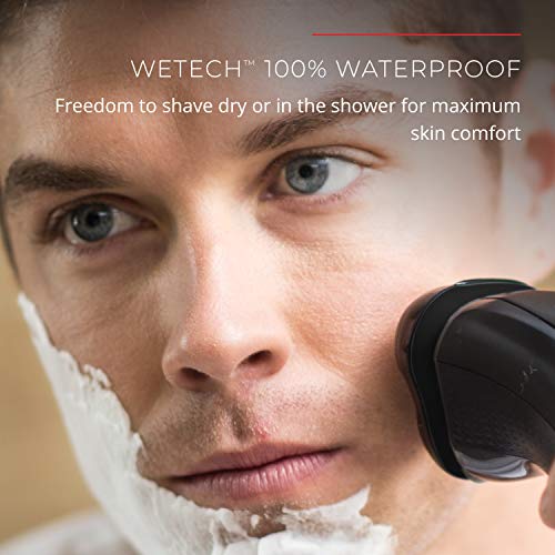 Remington¢ç Cordless Rotary Shaver, WETech¢â Technology, 100% Waterproof, PR1362C