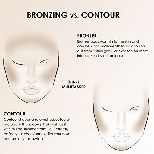 TEMPTU S/B Silicone-Based Shimmer Airbrush Bronzer: Long-Lasting, Buildable Formula | Bronzes & Contours The Complexion With A Soft Golden Glow