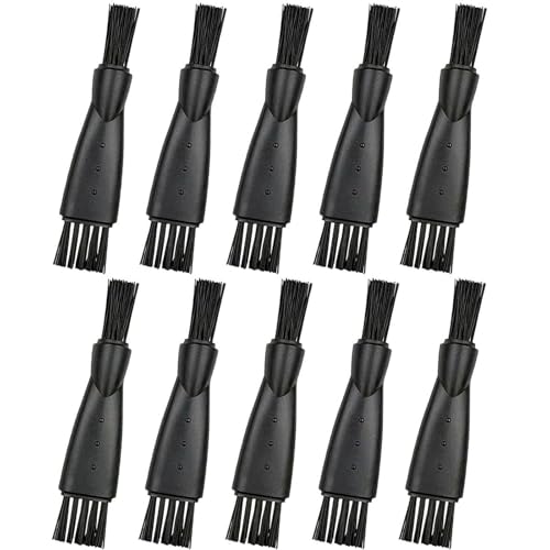 10 Pieces Shaver Brushes, Razor Cleaning Brush, Double-Head Shaving Cleaning Brush, Mini Brush for Cleaning Razor Shaver Trimmer Hair Clipper 10Pcs