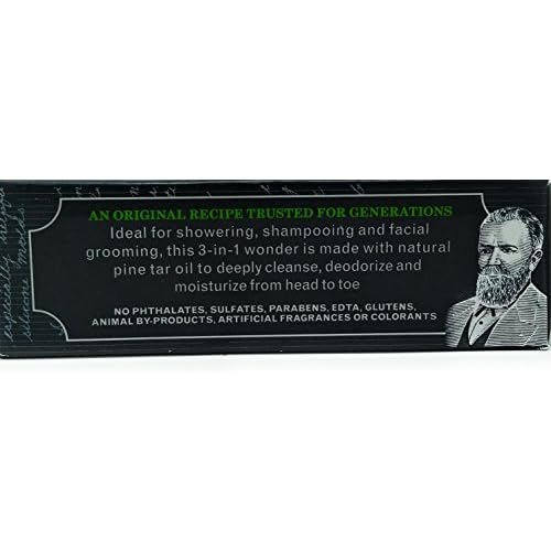 Grandpas Wonder Pine Lathers White Tar Bath Bar Soap - 3.25 Oz