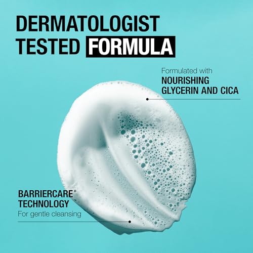 Neutrogena Ultra Gentle Cream to Foaming Face Wash for Sensitive Skin, Fragrance-Free Gentle Facial Cleanser, Hypoallergenic Skin Care, Non-Comedogenic Makeup Remover, 8.5 oz
