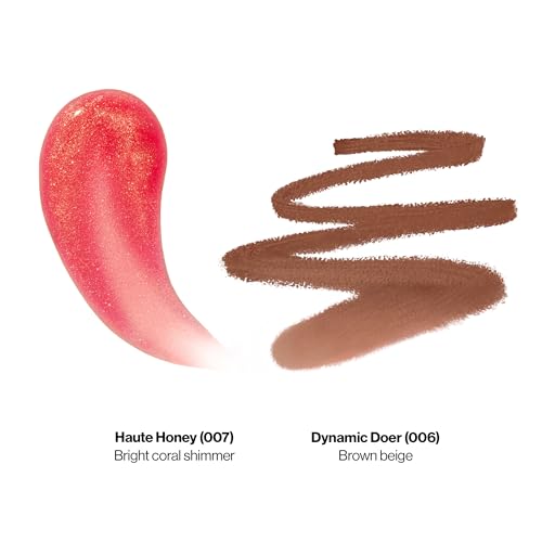Revlon Super Lustrous Glimmer Gloss and ColorStay Multi-Liner Bundle, Haute Honey and Dynamic Doer, Pack of 2