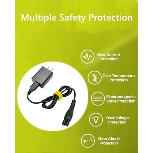 5V Charger Compatible with Philips norelco one Blade 360 QP2724 QP2834 QP1324, Compatible with Phillips PQ889 MG5910 MG7910 MG9510 QP1924 QP6507 QP6552 Electric Trimmer Charging Cord