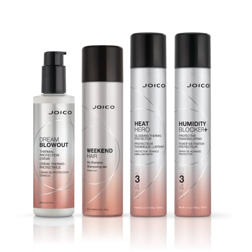 Joico Heat Hero Glossing Thermal Protector | For Most Hair Types | Protect Against Heat & Humidity | Protect Against Pollution & Harmful UV | Reduce Split Ends | Boost Shine | Paraben & Sulfate Free