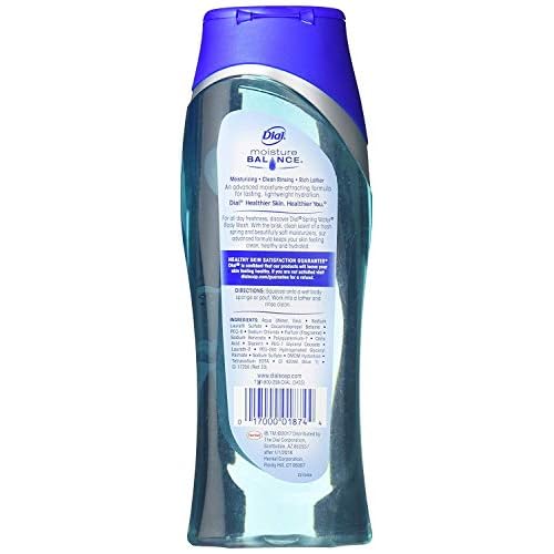 Dial Body Wash Spring Water 16 Ounce Hydrating (473ml) (Pack of 2)