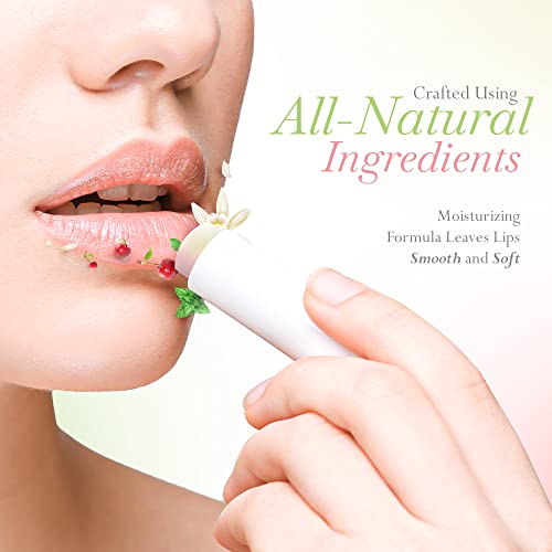 Lip Balm Bulk Unlabeled - Made in USA Bulk Chapstick - Natural Ingredients Vitamin E Shea Butter - Custom Chapstick Bulk For Party & Wedding Favors (100 Count, Cherry)