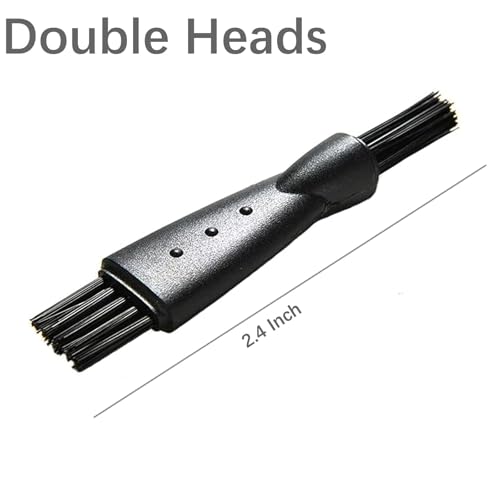 10 Pieces Shaver Brushes, Razor Cleaning Brush, Double-Head Shaving Cleaning Brush, Mini Brush for Cleaning Razor Shaver Trimmer Hair Clipper 10Pcs