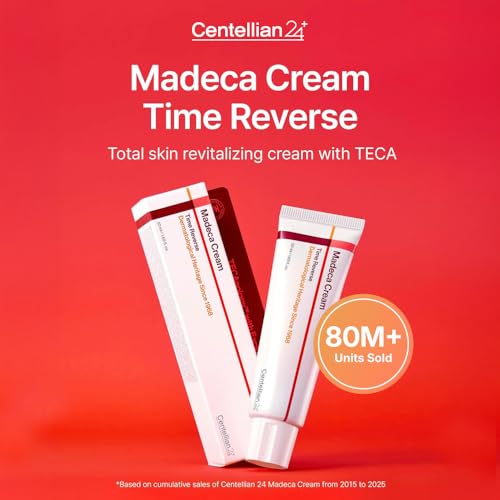 CENTELLIAN 24 Madeca Cream Time Reverse & Matcha Toning Peeling Gel Bundle (1.69 + 5.07 fl oz) ? Hydrating Skin Care Set for Firming, Wrinkle Reduction, Exfoliation & Skin Balance, Centella Asiatica