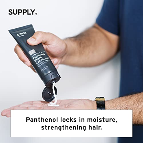 Supply Fortifying Beard Conditioner ? Fast-Absorbing, Plant-Based Formula to Soften, Strengthen & Nourish Beard and Skin ? Supports a Healthier, Softer Beard ? 3.4oz