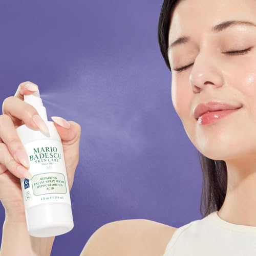 Mario Badescu Repairing HOCl Facial Spray with Hypochlorous Acid ? Soothes & Calms Angry, Irritated Skin, Reduce Redness & Flare-Ups ? pH Balancing, Non-Irritating Cleanser, Fragrance-Free