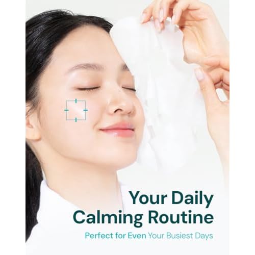 Vita Genic Jelly Face CICA Mask 10EA ? Soothing & Hydrating Sheet Mask for Sensitive Skin, Korean Glass Skin Care with Centella, Vitamin C, Biotin & Niacinamide, Fragrance-Free, Pack of 2