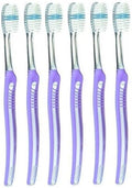 Oral-B Indicator Toothbrushes 35, Compact Soft (Colors Vary) - Pack of 6