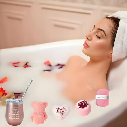 12 Pcs Birthday Gifts for Women, Self Care Gifts, Unique Relaxing Spa Gift Basket with Luxury Flannel Blanket, Get Well Soon Gifts for Women, Mom, Friends, Sister, Wife, Mother's Day,Valentine's Day