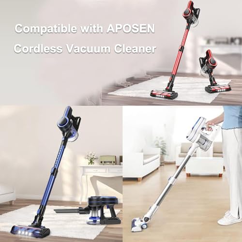Vacuum Charger Compatible with APOSEN H120 H250 H251 H10 H10S H11 H11S H21 H21S H150 Cordless Vacuum Replacement for APOSEN Handheld Stick Vacuum Power Cord.