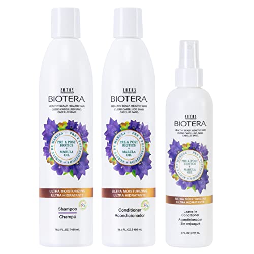 Biotera Ultra Moisturizing Conditioner | Hydrates Dry, Damaged, Coarse Hair | Microbiome Friendly | Vegan & Animal Test Free | Paraben & Sulfate Free | Color-Safe