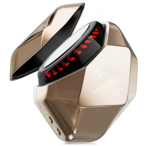 LULUROSE Facial Massager with Cold Heat Light Vibrating for Face,Facial Device with LED Display for Skin Care Wrinkles at Home Traveling,1500mAh