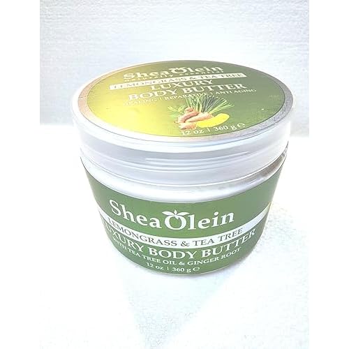 Shea Olein Luxury Body Butter (Lemongrass & Tea Tree Luxury Body Butter (12oz))