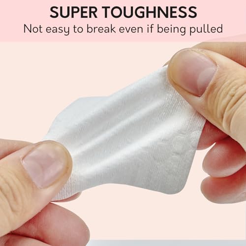 2000PCS Lint Free Nail Wipes- Wavy Pattern Nail Polish Remover Pads- Lint Free Wipes for Nail Polish, Eyelash Extensions, Nail Art- Prep Wipes for Manicure and Pedicure