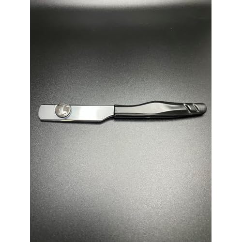 Straight Handle Razor - Black