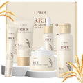 LAIKOU Skin Care Set, Korean Skin Care with Rice Cleanser, Toner, Serum, Eye Serum, Moisturizing Cream 5pcs for Women Teen Girls Mom Daughter Mother's Day Birthday Christmas Lover Korean Beauty
