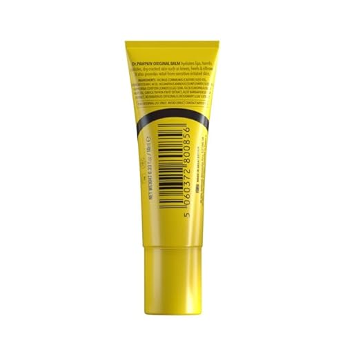 Dr. PawPaw Multipurpose Original Balm - Hydrating Lip Balm with Pawpaw, Aloe Vera and Olive Oil - Lip Moisturizer for Lips, Skin and Hair - 0.33 oz
