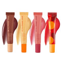 4 Pack Lip Gloss Set of Lip Gels, Tinted Lip Balm to Deepen & Enhance Moisturizing Jelly Lip Gloss - Everyday Lip Makeup - Multi-Purpose Lip Oil with Lip-specific Peptides