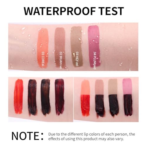 Lip Liner Peel Off Lip Liner Stain Pencil Waterproof Long Lasting Transfer-Proof High Pigment (03#)