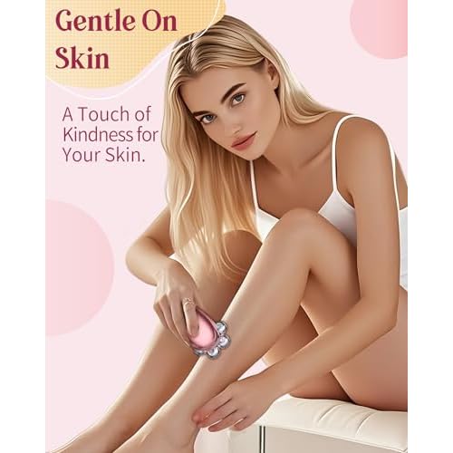Electric Razors for Women, 7D Electric Shaver for Women, Cordless Facial Hair Removal Trimmer for Women's Face, Waterproof Ladies Shaver for Arms, Underarms, Peach Fuzz, Sensitive Skin