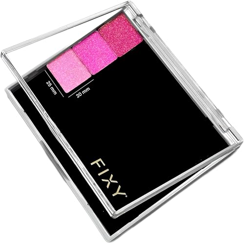 FIXY Extra Small Magnetic Makeup Palette | 4.8"x4.0" Clear-Top Organizer ? Depot, Organize & Declutter Eyeshadow, Blush & More ? Travel-Friendly, Customizable & Portable