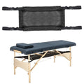 HOINCO Massage Porta Shelf Hammock,Massage Table Accessories Extra Large Under Desk Storage Mesh Pocket for Pillows, Sheets¡¢Bolsters and Accessories,Creates More Space Under Your Table(Black)