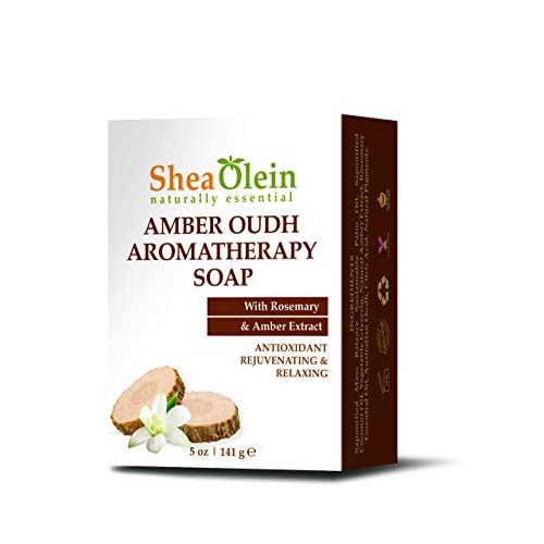 AMBER OUDH AROMATHERAPY SOAP WITH ROSEMARY & AMBER EXTRACT Amber Oudh Aromatherapy Soap with Rosemary & Amber Extract