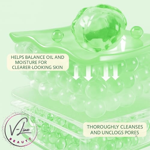 Microcrystal Deep Cleansing Facial Gel Scrub for Acne Skin, 2% BHA + Glycerin + Green Tea & Bamboo, Help Clear Acne Blemishes Without Over Drying, Suitable for Sensitive Skin