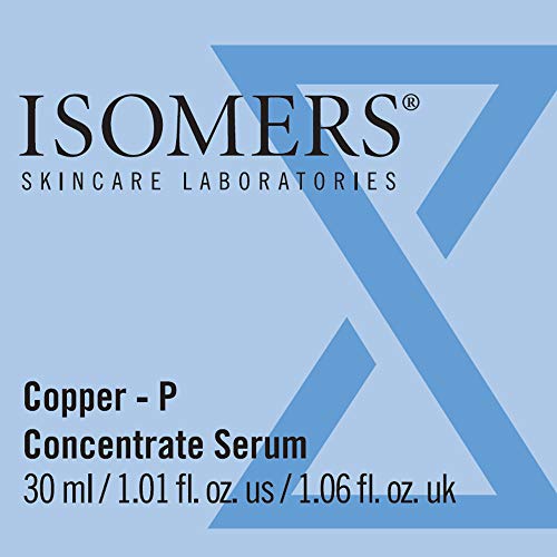 Isomers Copper P (Peptide) Concentrate Serum - Anti-Wrinkle Effect Face Serum, Replenishes, Hydrates & Restores Skin, 30ml