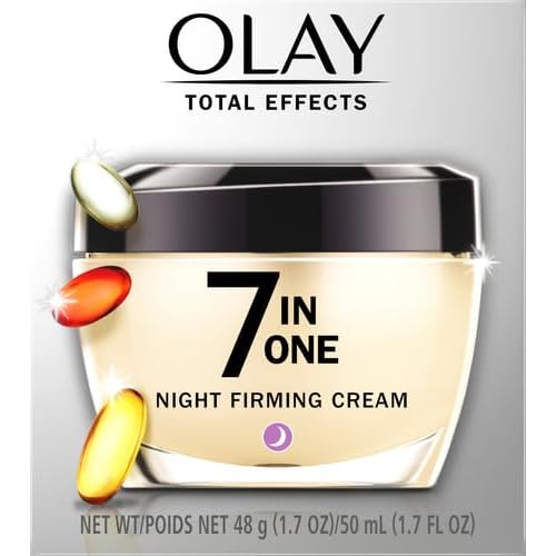 Olay Total Effects Night Firming Cream Face Moisturizer,1.7 oz,(Pack of 2)
