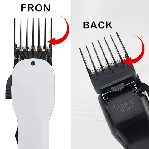 8PCS Magnetic Clipper Guards Cutting Guides Compatible with Wahl Clipper -from 1/16 Inch to 3/4 Inch(1.5-19mm)
