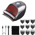 Shortcut Hair Clippers Self-Haircut Kit for Men, Shortcut Self Grooming Haircut Kit with 9 Limited Combs, USB Rechargeable Cordless Electric Hair Trimmer Professional Hair Cutting Machine