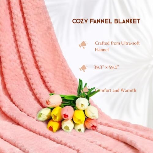 12 Pcs Birthday Gifts for Women, Self Care Gifts, Unique Relaxing Spa Gift Basket with Luxury Flannel Blanket, Get Well Soon Gifts for Women, Mom, Friends, Sister, Wife, Mother's Day,Valentine's Day