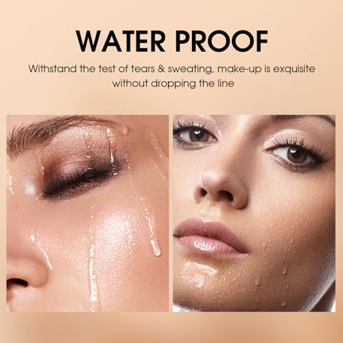 Shimmer Eyeshadow Stick ?Mocha Taupe Dual-Ended Creamy Pearl Eye Shadow Pencil with Built-In Smudger, Waterproof Long-Lasting High Pigment Eye Makeup for Smooth Glide 08#