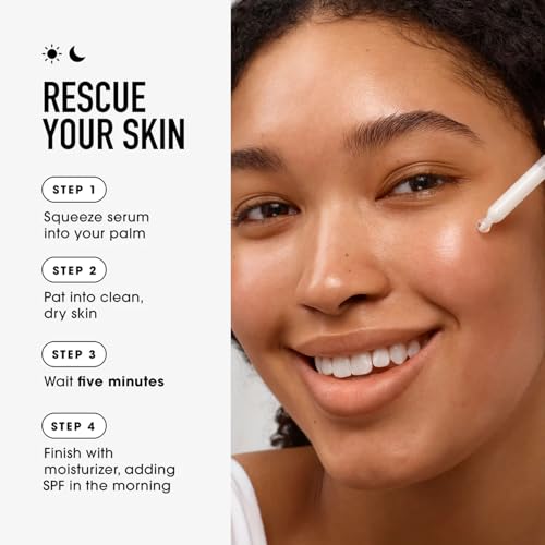bareMinerals Skin Rescue Face Serum, Improve Skin Condition in 1 Week, Tested on Sensitive Skin, Vegan, 1 Fl Oz