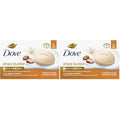 Dove Beauty Bar Soap Shea Butter for Nourished,Radiant Skin,Enriches Skin 3.75 oz,(Pack of 8)