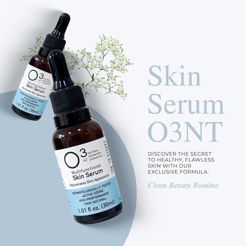 Skin Oil - Multifunctional Skin Care - Revitalization, Nourishment and Hydration - Active Ozone Therapy - High-Performance Natural Treatment - All Skin Types - 1.01 Fl Oz