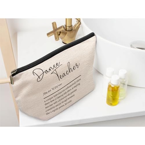 Ayxvt Dance Teacher Gifts: Makeup Bag, Cosmetic Bag, Christmas & Birthday Gifts For Women