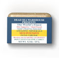 Dead Sea Soap MUD INTENSIVE Facial Care Bar - Face Soap for Women and Men - Purifying Dead Sea Mud - For Balanced & Clear Skin, Handmade & Unscented -5.2 oz
