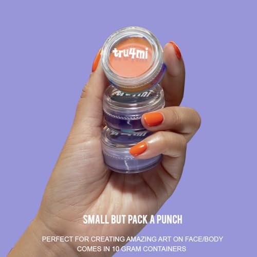 -Water Activated Eyeliner -Wet Liner Makeup - Smudge Proof Face Body Paint Long Lasting Formula- ¡°TruTangerine¡± Orange -10g/container