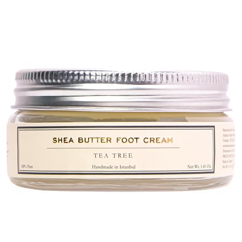 | Deep Moisturizing Foot Cream ? With Tea Tree, Shea Butter & Coconut Oil | Softens, Hydrates & Refreshes | Nourishing Botanical Formula for Daily Foot Care | 1.4 Oz