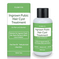 Ingrown Pubic Hair Cyst Treatment Gel, Razor Bumps Solution for Bikini Line, Intimate Area & Inner Thighs, Safe After Waxing or Shaving, Natural Formula, Gentle for Sensitive Skin - for Men and Women