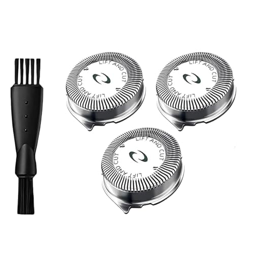 6PCS HQ56 Compatible with Steel Replacement Heads for Philips Norelco Razor fits for HQ6940 HQ6868 HQ6970 (3-Pack)